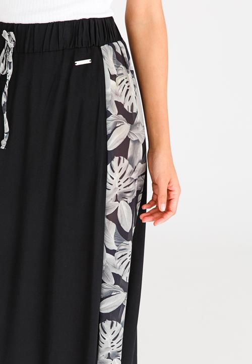 Rip Curl - Hawaii Tropics Maxi Skirt Black