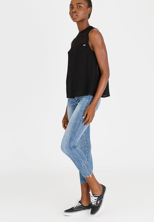 Roxy - Sea Is Mine Sleeveless Top Black