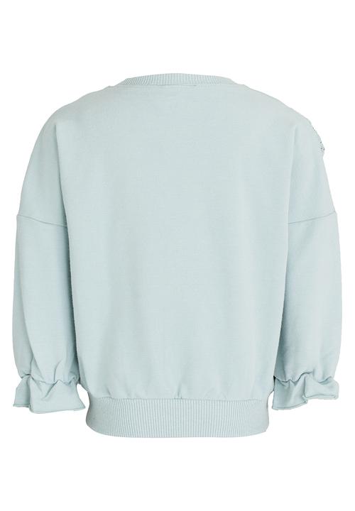 Pop Candy - Lace Trim Sweater Mint