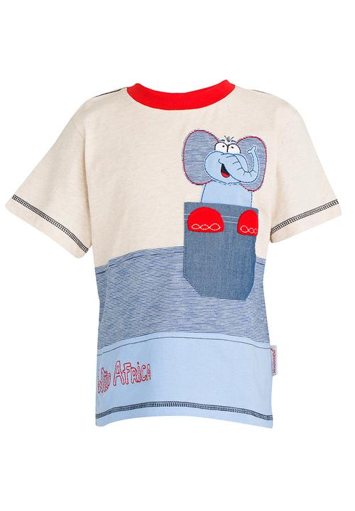 Hooligans - Peeking Ellie Pocket Tee Multi-colour
