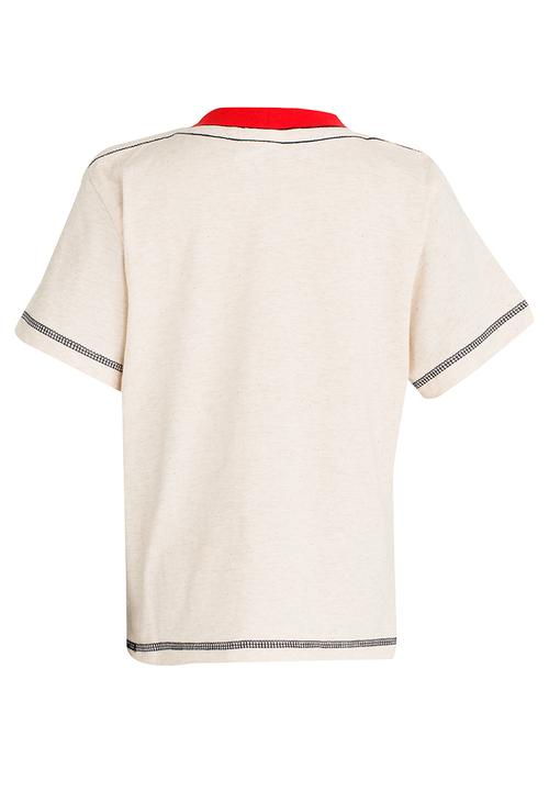 Hooligans - Peeking Ellie Pocket Tee Multi-colour