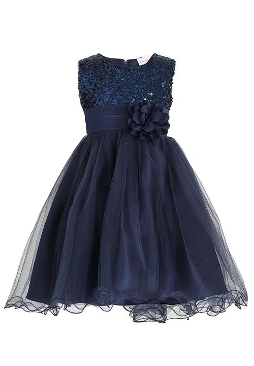 Pop Candy - Sequin Tulle Dress Navy