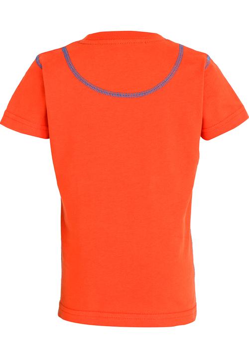 POLO - Distressed Print Crew Neck Orange
