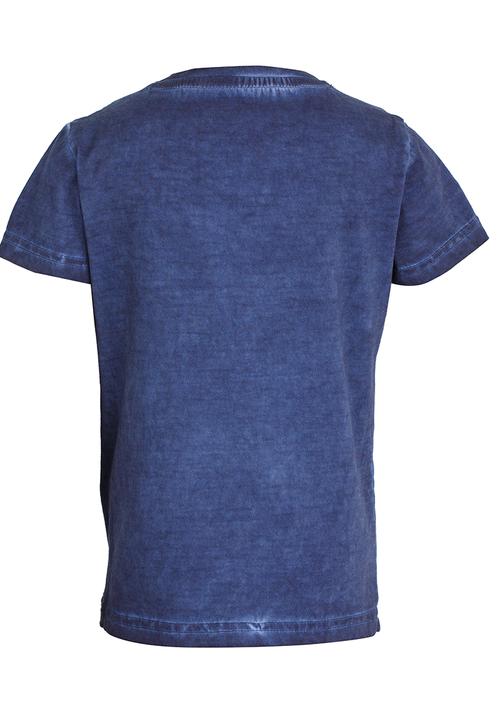 POLO - Printed Pigment Wash Tee Navy
