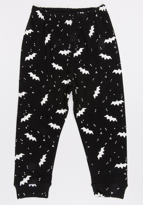 Pop Candy - Printed Joggers Black