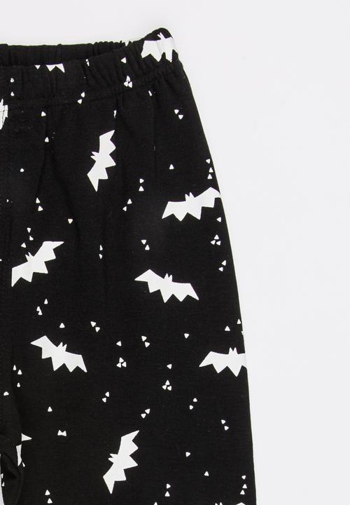 Pop Candy - Printed Joggers Black