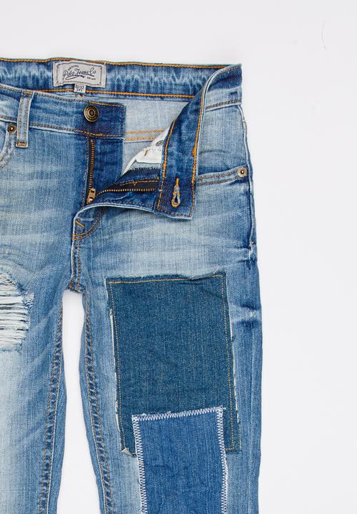POLO - Patch Skinny Leg Multi-colour