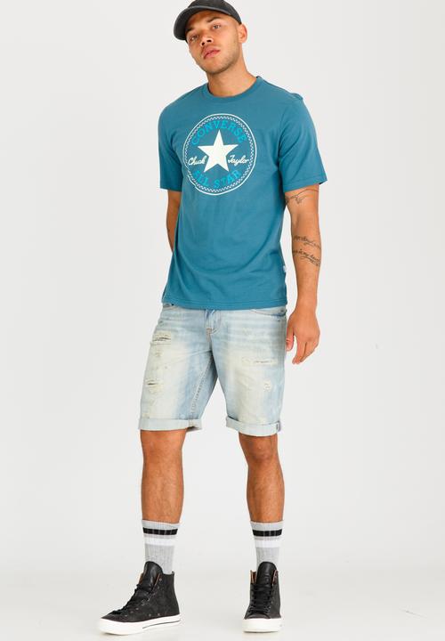 Converse - Chuck Patch  Crew Neck Tee Mid Green