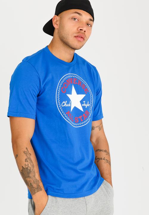 Converse - Chuck Patch  Crew Neck Tee Blue
