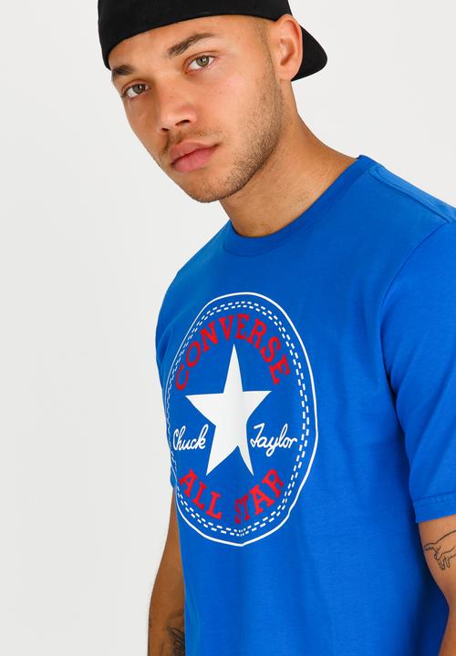 Converse - Chuck Patch  Crew Neck Tee Blue