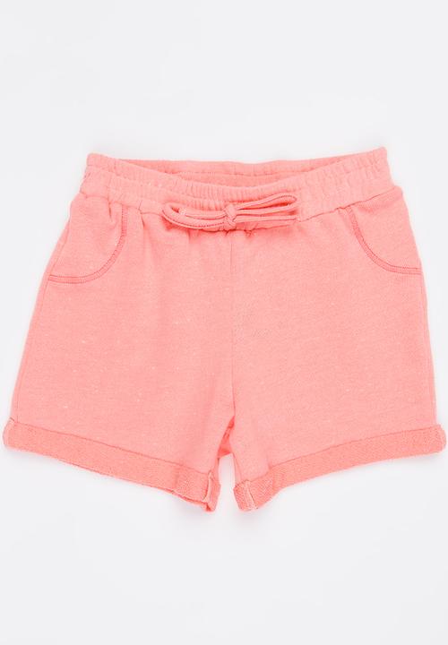 Rebel Republic - Fleece Shorts Pale Pink