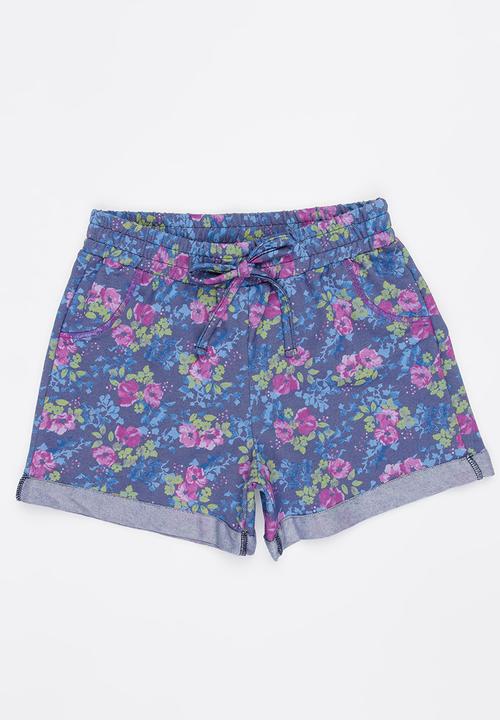 Rebel Republic - Fleece Shorts Multi-colour