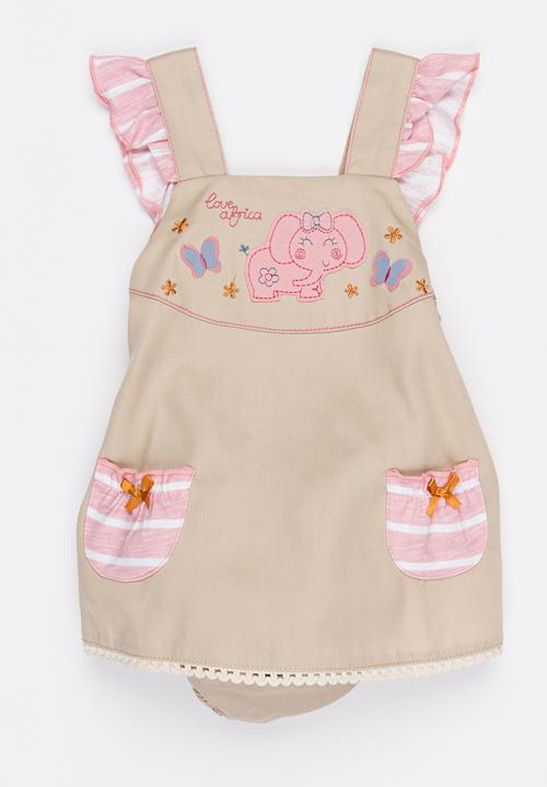 Hooligans - Frilly Bum Infant Set Multi-colour