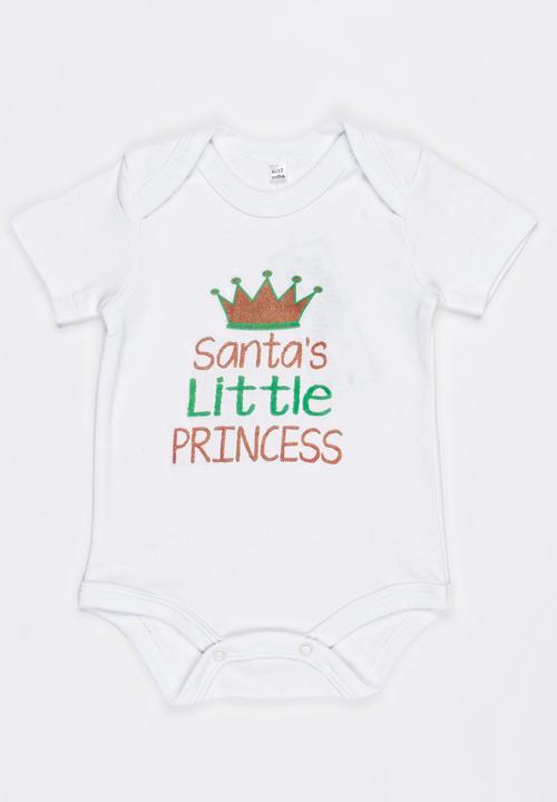 Funky Shop - Slogan Baby Grow White