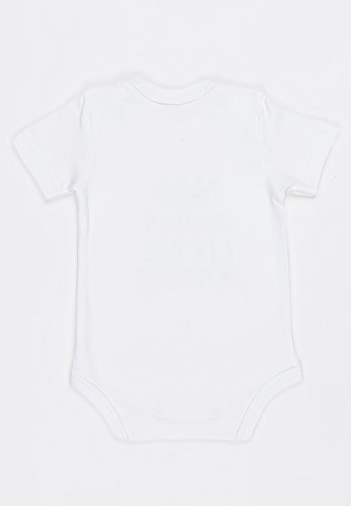 Funky Shop - Slogan Baby Grow White
