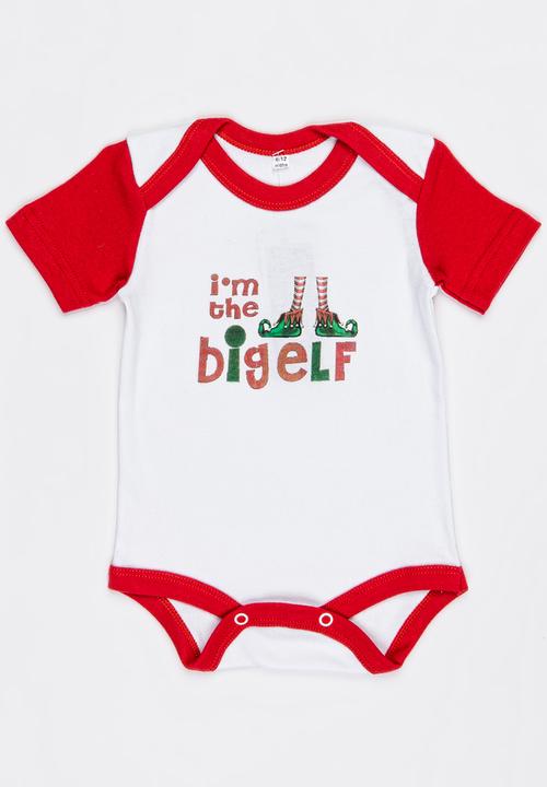 Funky Shop - Slogan Baby Grow White