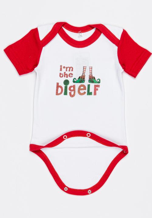 Funky Shop - Slogan Baby Grow White