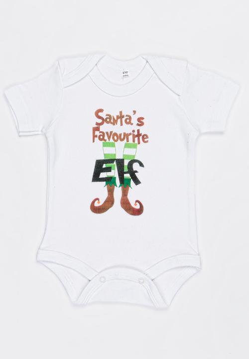 Funky Shop - Slogan Baby Grow White