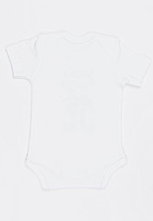 Funky Shop - Slogan Baby Grow White