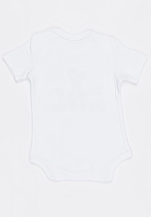 Funky Shop - Slogan Baby Grow White