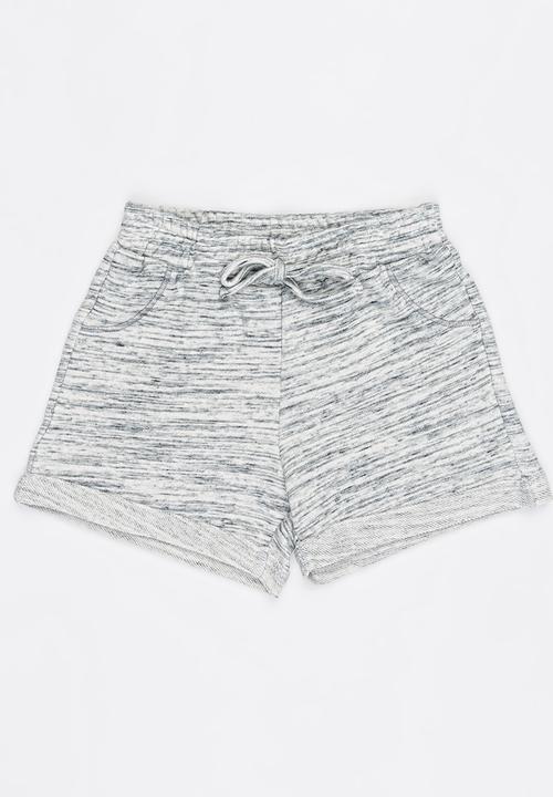 Rebel Republic - Fleece Shorts Grey Melange
