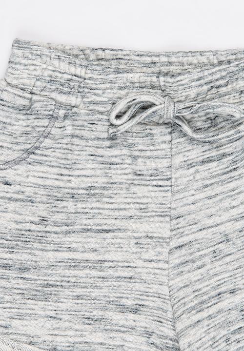 Rebel Republic - Fleece Shorts Grey Melange