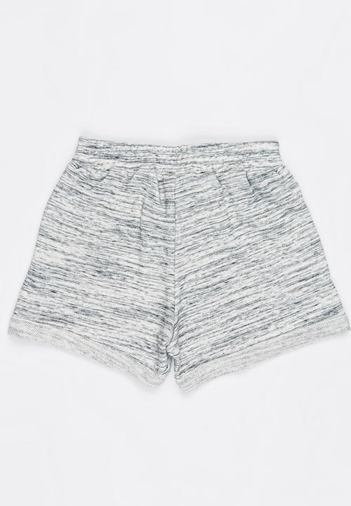 Rebel Republic - Fleece Shorts Grey Melange