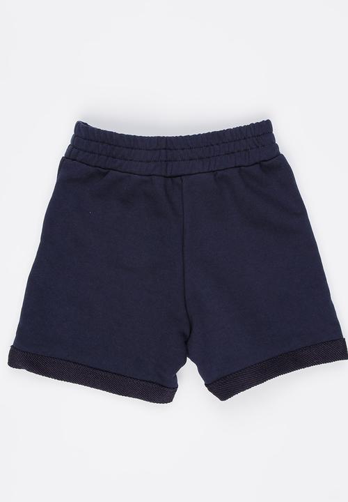 See-Saw - Knit Pull On Shorts Navy