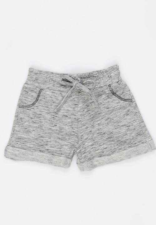 See-Saw - Fleece Shorts Grey Melange