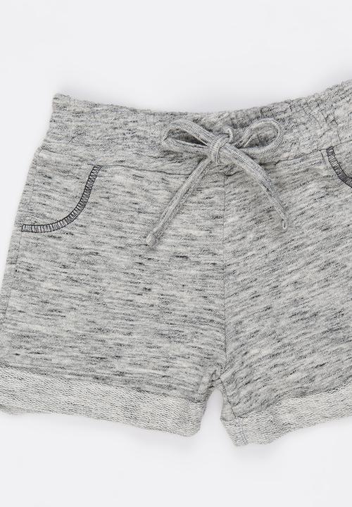 See-Saw - Fleece Shorts Grey Melange