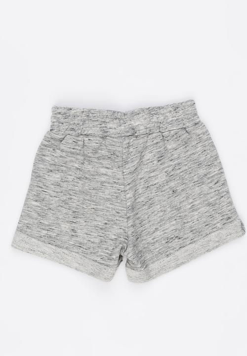 See-Saw - Fleece Shorts Grey Melange