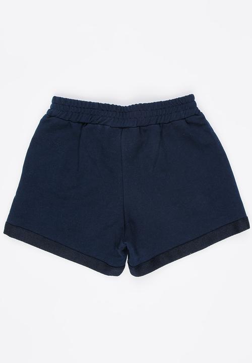 Rebel Republic - Knit Pull On Shorts Navy