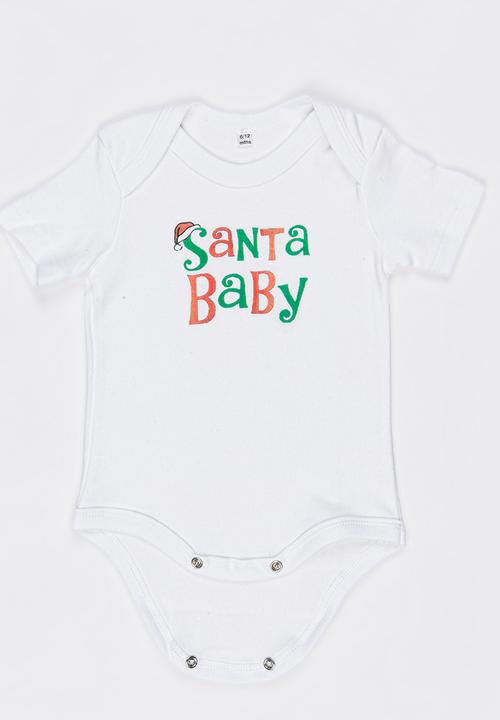 Funky Shop - Slogan Baby Grow White