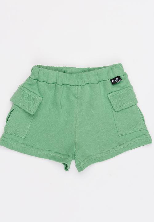 Pop Candy - Boys Shorts Green