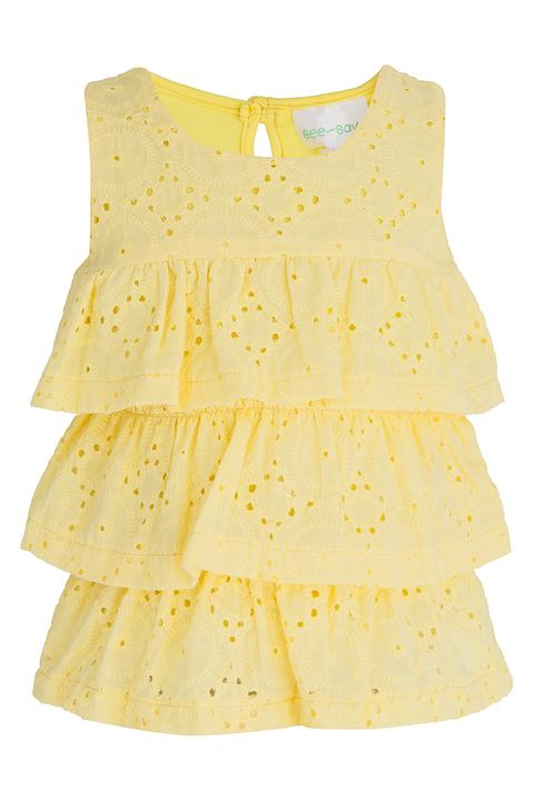 See-Saw - Anglasie Frill top Yellow