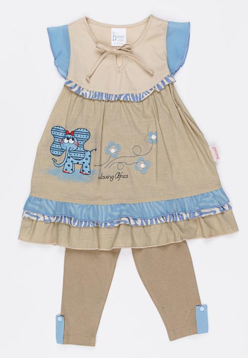 Hooligans - Whimsical Ellie Dress Set Multi-colour