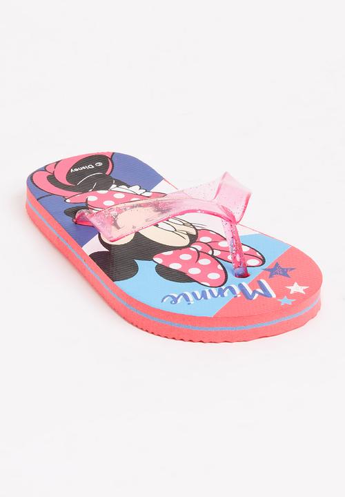 Character Fashion - Minnie Mouse Flip Flop Multi-colour