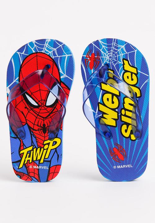 spider man flip flops