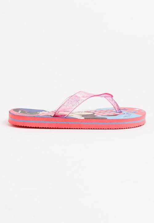 Character Fashion - Minnie Mouse Flip Flop Multi-colour