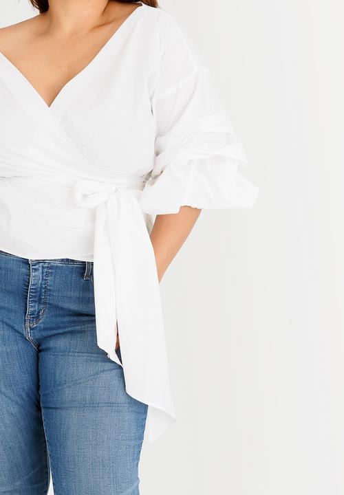 STYLE REPUBLIC PLUS - Puff Sleeve Blouse White
