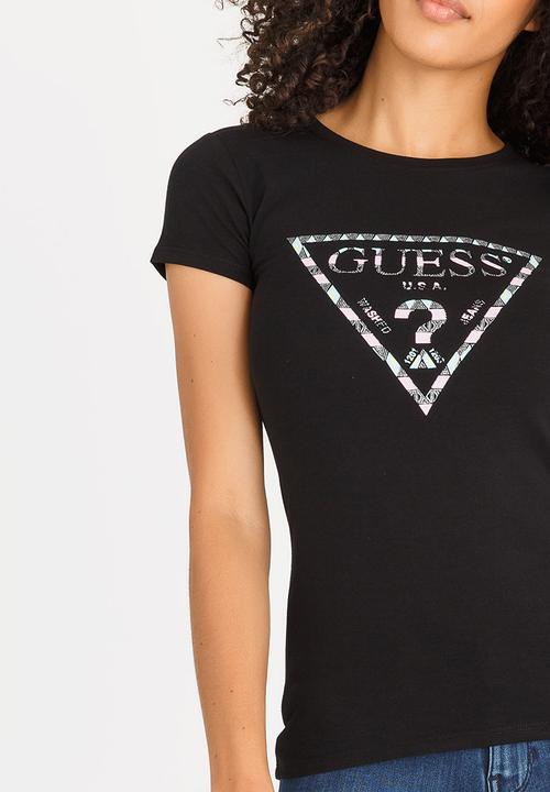 GUESS - Guess Desert Logo Tee Black