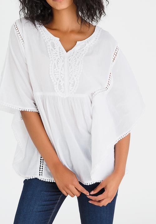 G Couture - Cotton Tunic White