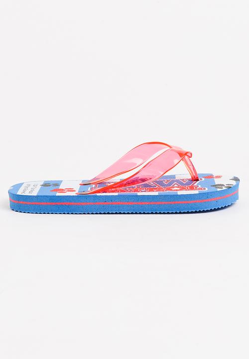 Character Fashion - Paw Patrol Flip Flops Multi-colour