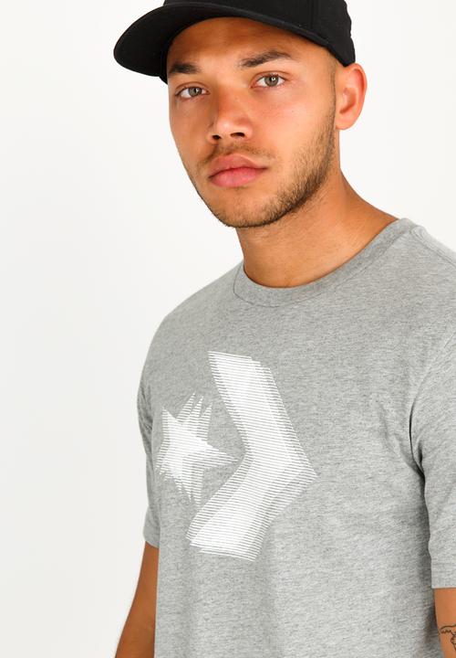 Converse - Lenticular Star Chevron Tee Grey