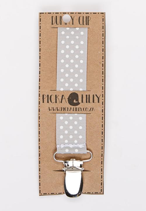 Pickalilly - Dots Dummy Chain Grey