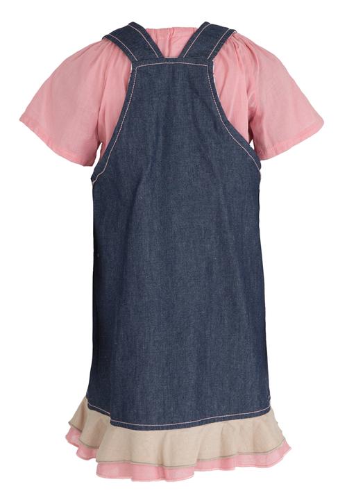 Hooligans - Denim Lurex Giraffe Set Multi-colour