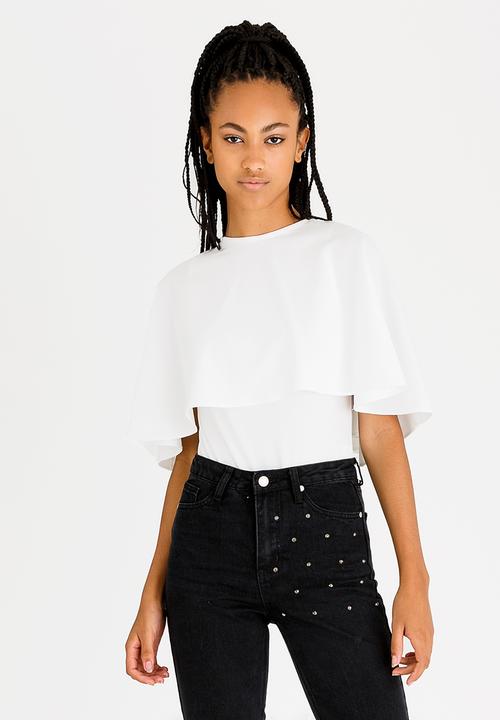 STYLE REPUBLIC - Cape Bodysuit Off White