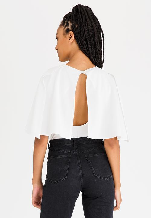 STYLE REPUBLIC - Cape Bodysuit Off White