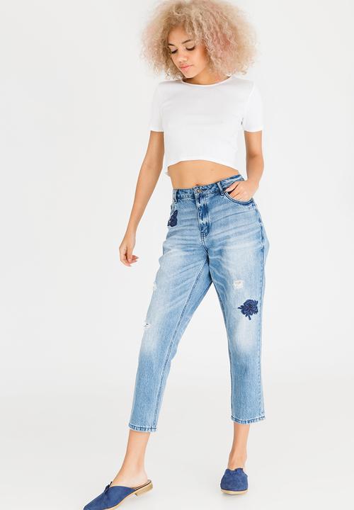 c(inch) - Scoop Neck T-shirt White