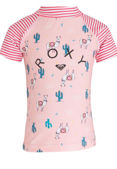 Roxy - Wavy Stripe s/s Rashie Pale Pink